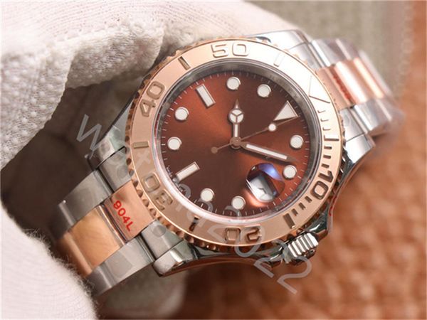 ew y-m 126622 eta a3235 automatic mens watch two tone rose gold 904l steel case and bracelet chocolate dial super dive swim wristwatch, Slivery;brown
ew y-m 126622 eta a3235 automatic mens watch two tone rose gold 904l steel case and bracelet chocolate dial super dive swim wristwatch, Slivery;brown