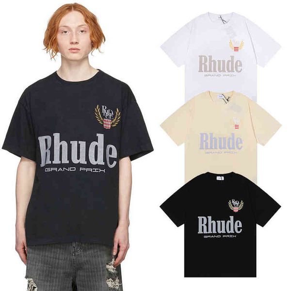 oversize short sleeve vintage rhude t shirt men women highquality rhude tshirt graphic print, White;black
oversize short sleeve vintage rhude t shirt men women highquality rhude tshirt graphic print, White;black