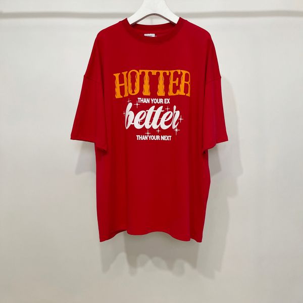vetements er than your ex letter t shirt round neck loose short sleeve tee, White;black
vetements er than your ex letter t shirt round neck loose short sleeve tee, White;black