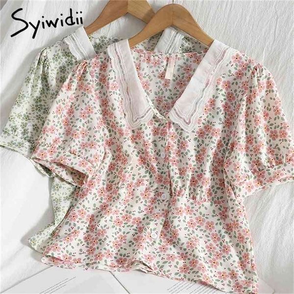 floral print button up blouses womens summer fashion turn-down collar puff sleeve office lady short shirts 210607, White
floral print button up blouses womens summer fashion turn-down collar puff sleeve office lady short shirts 210607, White