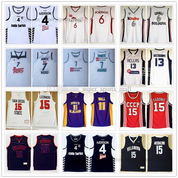 ncaa basketball jerseys allen 4 iverson 6 kristaps manu porzingis ginóbili luka john doncic wall giannis 15 carmelo antetokounmpo anthony ka, Black;red
ncaa basketball jerseys allen 4 iverson 6 kristaps manu porzingis ginóbili luka john doncic wall giannis 15 carmelo antetokounmpo anthony ka, Black;red