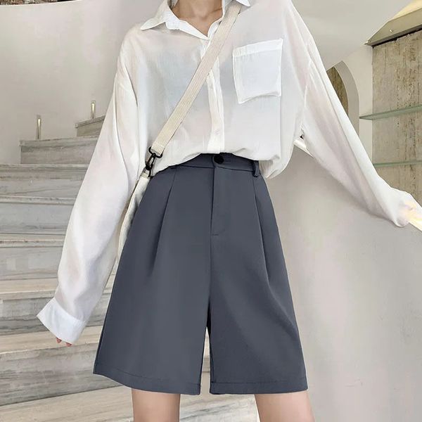 rimocy oversized summer shorts for women korean high waist loose short pants woman all match solid color female 5xl 220629, White;black
rimocy oversized summer shorts for women korean high waist loose short pants woman all match solid color female 5xl 220629, White;black