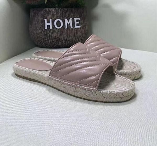 designer women slipper leather espadrille sandal luxury flat platform sscandals with the double metal beach weave shoe, Black
designer women slipper leather espadrille sandal luxury flat platform sscandals with the double metal beach weave shoe, Black