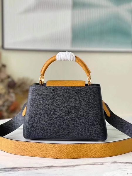7a+ capucines clutch genuine leather bag with two-tone belt should strap cowhide lining
7a+ capucines clutch genuine leather bag with two-tone belt should strap cowhide lining