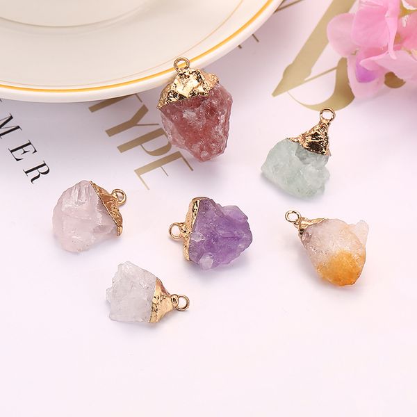 natural crystal irregular rough stone pendants charms rose quartz amethyst pendant for necklace jewelry, Bronze;silver
natural crystal irregular rough stone pendants charms rose quartz amethyst pendant for necklace jewelry, Bronze;silver