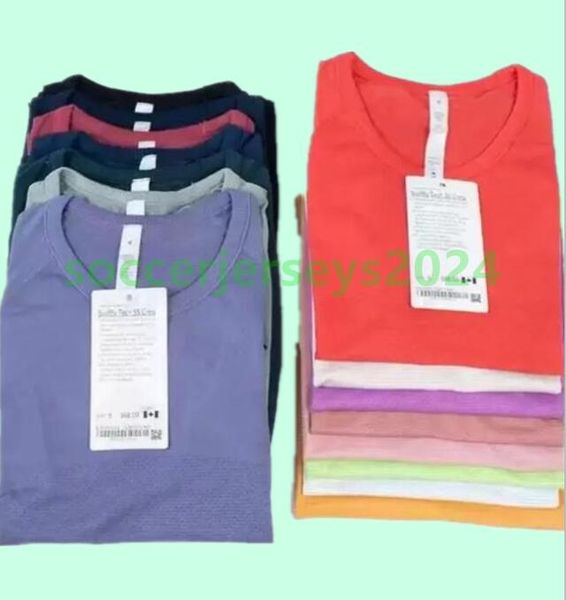 lu swiftly tech 2.0 yoga womens wear ladies sports t shirts short-sleeved t-shirts moisture wicking knit high elastic fitness fashion tees, White;red
lu swiftly tech 2.0 yoga womens wear ladies sports t shirts short-sleeved t-shirts moisture wicking knit high elastic fitness fashion tees, White;red