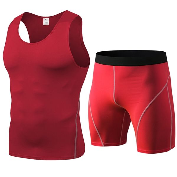 men s tracksuit running set gym jogging underwear compression shorts fitness sportswear homme clothing t shirt 220616, Gray
men s tracksuit running set gym jogging underwear compression shorts fitness sportswear homme clothing t shirt 220616, Gray