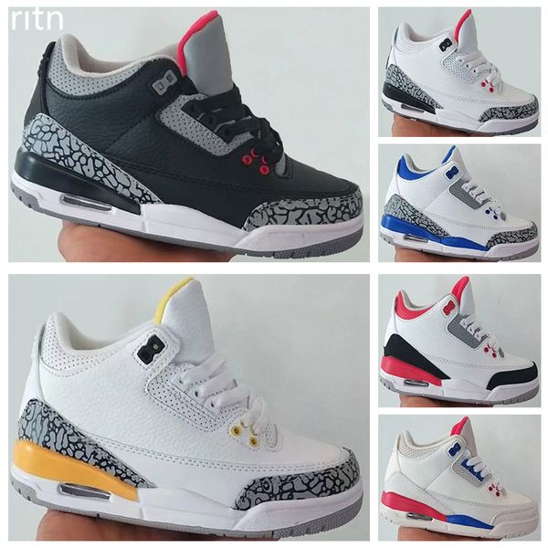 2022 kids 3 basketball shoes sneakers for youth kids boys girls with size 26-35, Black
2022 kids 3 basketball shoes sneakers for youth kids boys girls with size 26-35, Black