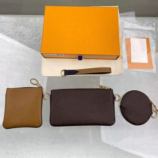 designers trio bags 3 pcs fashion favorite key coin bag keychain leather short wallet card holder women purses zipper pocket
designers trio bags 3 pcs fashion favorite key coin bag keychain leather short wallet card holder women purses zipper pocket