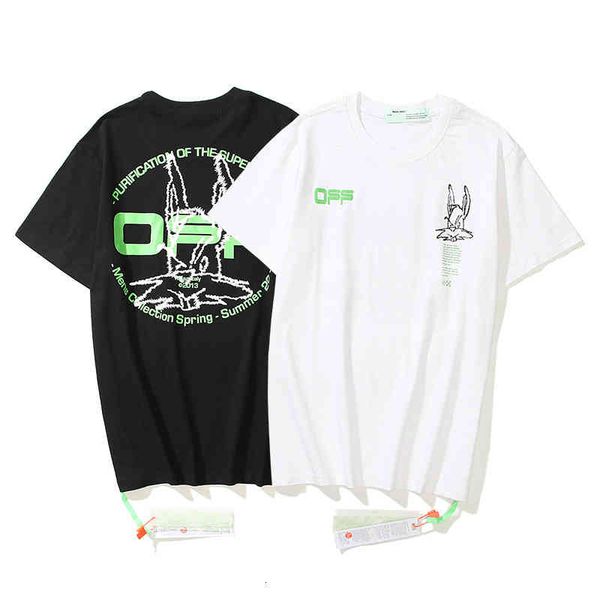 men's t-shirts summer fashion brand off rabbit print short sleeve t-shirt men's and women's hip hop loose large half t-shirt, White;black
men's t-shirts summer fashion brand off rabbit print short sleeve t-shirt men's and women's hip hop loose large half t-shirt, White;black