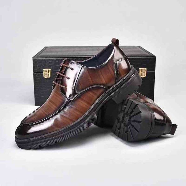 dress shoes designer men british style leather shoes new breathable luxury platform party wedding shoes 220804, Black
dress shoes designer men british style leather shoes new breathable luxury platform party wedding shoes 220804, Black