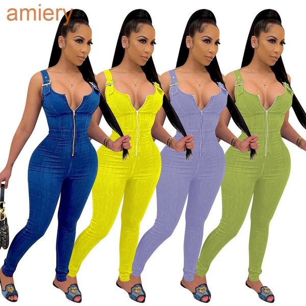 women jumpsuit elegant autumn zipper high elastic imitation denim strap multicolor slim bodysuits, Black;white
women jumpsuit elegant autumn zipper high elastic imitation denim strap multicolor slim bodysuits, Black;white