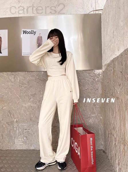 two piece dress designer chaopai 22 early spring new fashion leisure small fragrance irregular sweater high waist wide leg pants sports two-, White
two piece dress designer chaopai 22 early spring new fashion leisure small fragrance irregular sweater high waist wide leg pants sports two-, White