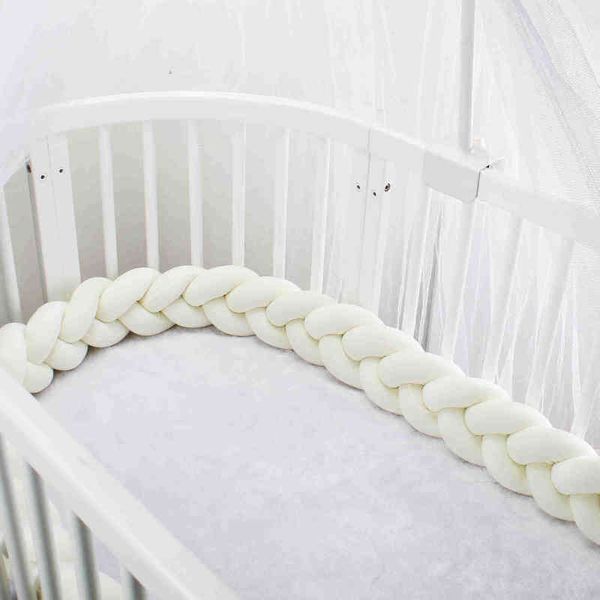 1m/2m/3m/4m braid baby bed bumper knot pillow cushion bumper for infant bebe crib protector cot bumper room decor g220421
1m/2m/3m/4m braid baby bed bumper knot pillow cushion bumper for infant bebe crib protector cot bumper room decor g220421