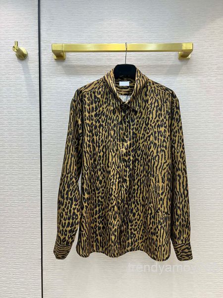 women's blouses & shirts leopard print shirt loose casual silk spring and autumn women high-end private, White
women's blouses & shirts leopard print shirt loose casual silk spring and autumn women high-end private, White