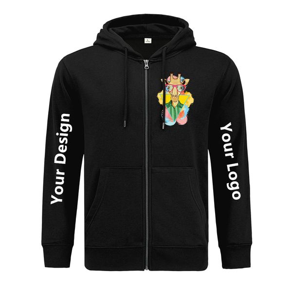 2022 for_customization french terry embroidery print plain cotton man woman full zip up jacket sweatshirt coat custom zipper hoodie custom c, Black
2022 for_customization french terry embroidery print plain cotton man woman full zip up jacket sweatshirt coat custom zipper hoodie custom c, Black