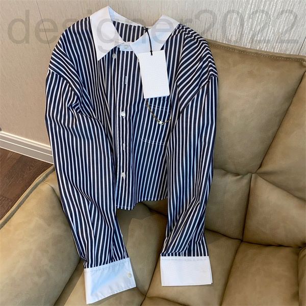 women's blouses & shirts designer sharp goods high-end net red color matching collar vertical stripe versatile thin long sleeve shirt w, White
women's blouses & shirts designer sharp goods high-end net red color matching collar vertical stripe versatile thin long sleeve shirt w, White