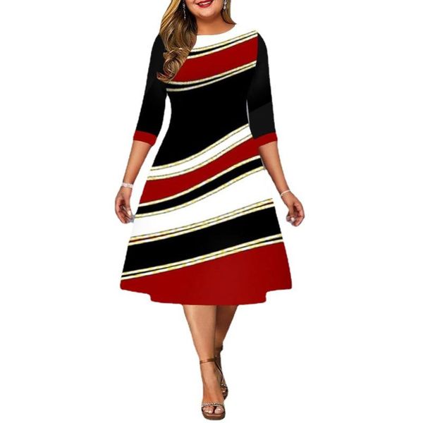 plus size dresses for women spring fashion short sleeve o-neck polyester knee-length dress woman, Black
plus size dresses for women spring fashion short sleeve o-neck polyester knee-length dress woman, Black