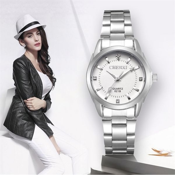 chenxi lady fashion watch women quartz women's wrist watches female dress clock xfcs relogio feminino 220317, Slivery;brown
chenxi lady fashion watch women quartz women's wrist watches female dress clock xfcs relogio feminino 220317, Slivery;brown