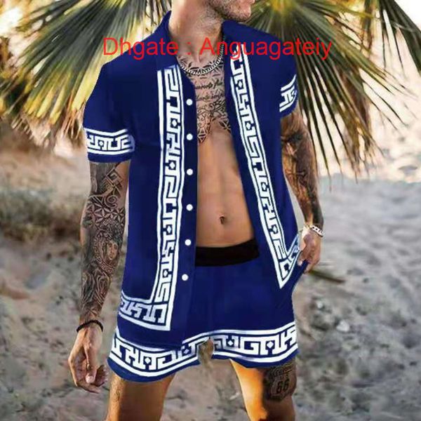 fashion men's casual shirts luxury men tracksuits hawaiian sets printing short sleeve button shirt summer beach shorts tees streetwear, White;black
fashion men's casual shirts luxury men tracksuits hawaiian sets printing short sleeve button shirt summer beach shorts tees streetwear, White;black