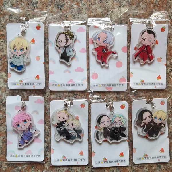 keychains anime tokyo revengers cosplay manjiro ken takemichi hinata atsushi chibi kawaii bag pendant fans collection key ring, Silver 
keychains anime tokyo revengers cosplay manjiro ken takemichi hinata atsushi chibi kawaii bag pendant fans collection key ring, Silver