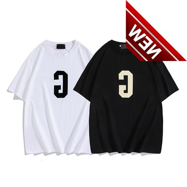 fog multi thread essentials large g letter flocking printing short sleeve t-shirt american loose casual men's and women's, White;black
fog multi thread essentials large g letter flocking printing short sleeve t-shirt american loose casual men's and women's, White;black