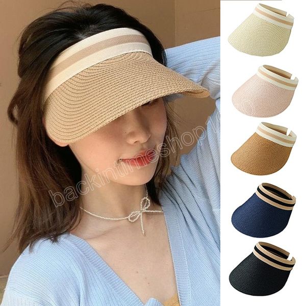 leisure style women's hat summer outdoor sunscreen hats fashion straw weaving empty sun hats raffia, Yellow
leisure style women's hat summer outdoor sunscreen hats fashion straw weaving empty sun hats raffia, Yellow