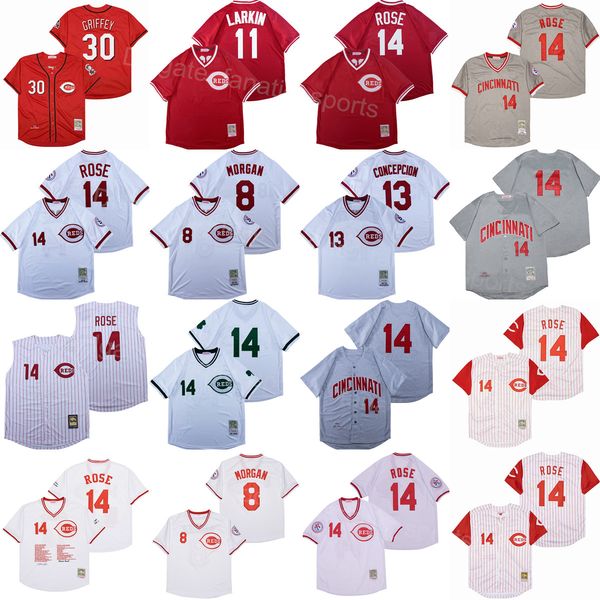 1969 1976 baseball vintage 13 dave concepcion jersey retro 14 pete rose 11 barry larkin 8 joe morgan pinstripe white grey red embroidery pul, Blue;black
1969 1976 baseball vintage 13 dave concepcion jersey retro 14 pete rose 11 barry larkin 8 joe morgan pinstripe white grey red embroidery pul, Blue;black