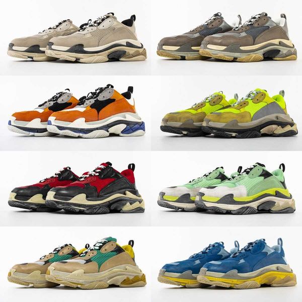 luxurys designer men women shoes paris 17fw triple s sneakers tennis increasing flat trainers multicolor triple-s casual dad shoe with box, Black
luxurys designer men women shoes paris 17fw triple s sneakers tennis increasing flat trainers multicolor triple-s casual dad shoe with box, Black