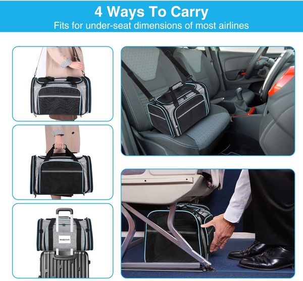 dog carrier bag airline approved large soft-sided collapsible pet portable dogs travel carrier removable pads easy to clean up
dog carrier bag airline approved large soft-sided collapsible pet portable dogs travel carrier removable pads easy to clean up