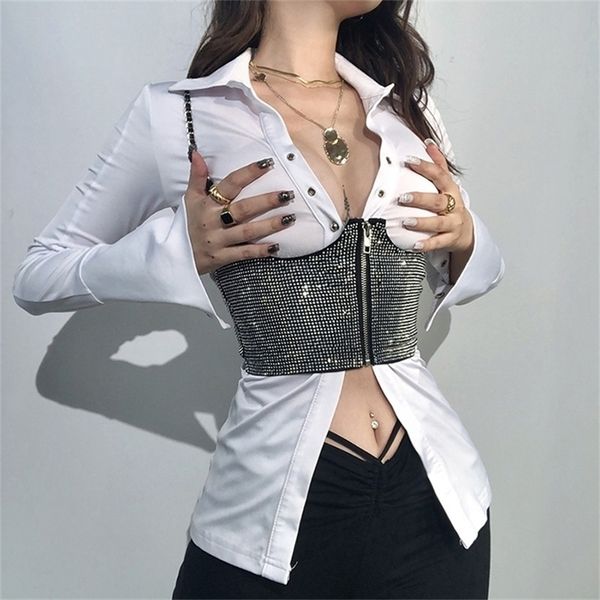 bling s crop solid backless straps camisole full diamonds sequins cami for women party club clothing 220325, White
bling s crop solid backless straps camisole full diamonds sequins cami for women party club clothing 220325, White