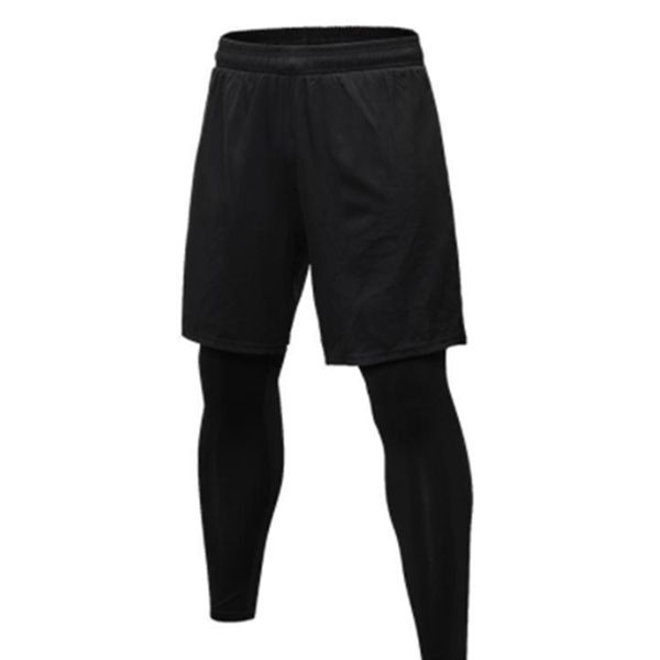 men's leggings fake two-piece fitness sports running training casual elastic quick-drying trousers 2022, White;black
men's leggings fake two-piece fitness sports running training casual elastic quick-drying trousers 2022, White;black