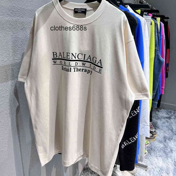 designer t-shirts balencaga's hoodies men's sweatshirts original high version b letter retail therapy irregular cut printed short, White;black
designer t-shirts balencaga's hoodies men's sweatshirts original high version b letter retail therapy irregular cut printed short, White;black
