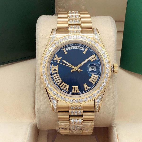 watches children's 41mm men's diamond watch mens mechanical roman word men stainless steel folding buckle sport waterproof busines, Silver
watches children's 41mm men's diamond watch mens mechanical roman word men stainless steel folding buckle sport waterproof busines, Silver