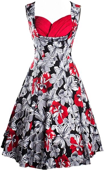 women's vintage 1950s audrey hepburn v neck floral party cocktail swing dress 83n6#, Black;gray
women's vintage 1950s audrey hepburn v neck floral party cocktail swing dress 83n6#, Black;gray