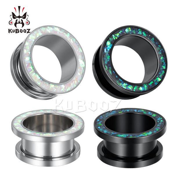 kubooz stainless steel ring imitation opal ear plugs tunnels body jewelry piercing earring gauges stretchers expanders 6-25mm 32pcs, Silver
kubooz stainless steel ring imitation opal ear plugs tunnels body jewelry piercing earring gauges stretchers expanders 6-25mm 32pcs, Silver
