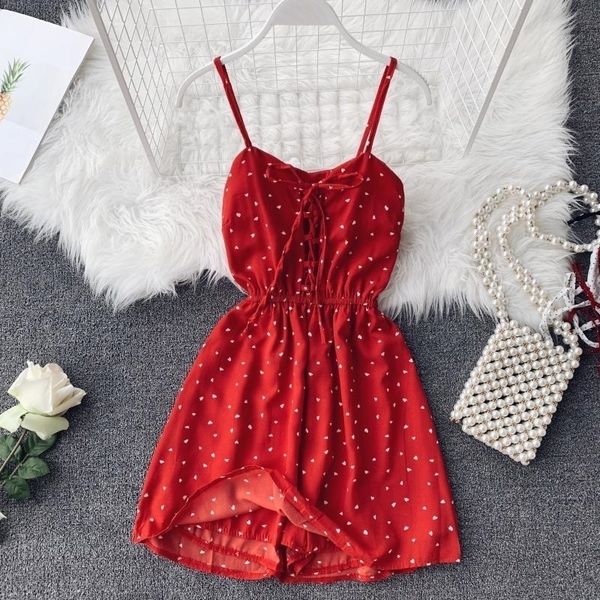 women wide leg short pants playsuits bohemian style cute dot bow chiffon jumpsuits ladies bodysuits beach wear y200422, Black;white
women wide leg short pants playsuits bohemian style cute dot bow chiffon jumpsuits ladies bodysuits beach wear y200422, Black;white