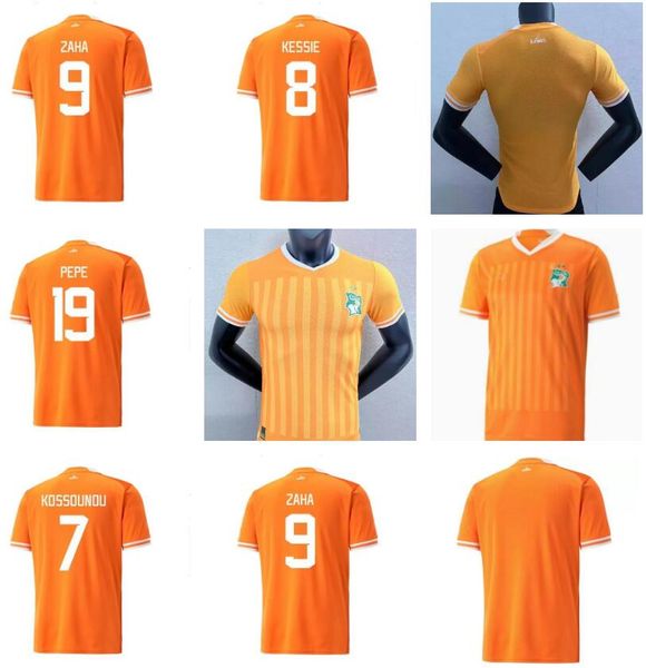 22 23 cote d ivoire team soccer jerseys ivory coast drogba kessie zaha cornet football shirts 2022 2023 men maillot de foot fans player vers, Black;yellow
22 23 cote d ivoire team soccer jerseys ivory coast drogba kessie zaha cornet football shirts 2022 2023 men maillot de foot fans player vers, Black;yellow