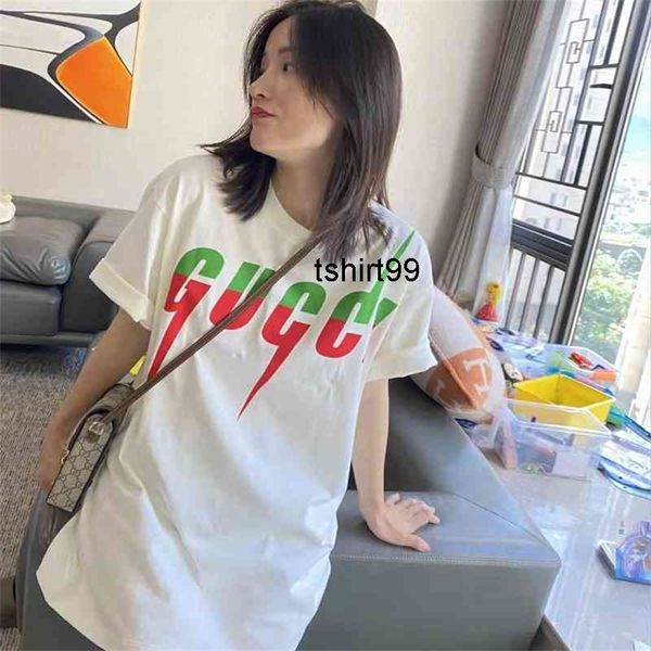 2022 new fashion brand t-shirt lightning women's couple short sleeve loose round neck clothes, White;black
2022 new fashion brand t-shirt lightning women's couple short sleeve loose round neck clothes, White;black