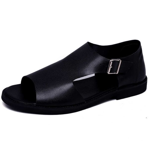 summer men sandals leisure beach men casual shoes genuine leather the mens sandals 210624, Black
summer men sandals leisure beach men casual shoes genuine leather the mens sandals 210624, Black