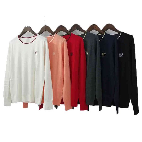 women's knits tees comfortable versatile round neck contrast silk wool cashmere embroidery long sleeve bottoming sweater women, White
women's knits tees comfortable versatile round neck contrast silk wool cashmere embroidery long sleeve bottoming sweater women, White
