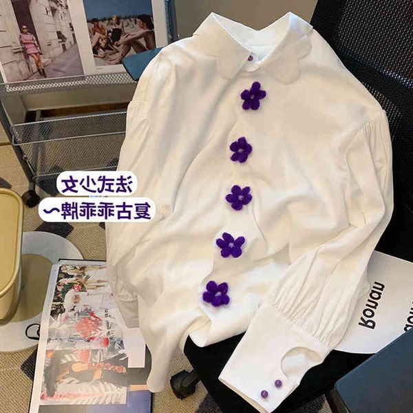 women's polos flower button lapel white shirt women's spring 2022 design sense of minority chic long sleeved 4ug4
women's polos flower button lapel white shirt women's spring 2022 design sense of minority chic long sleeved 4ug4