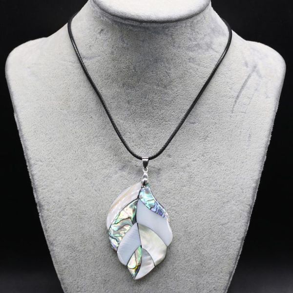 chains natural shell necklace with leaf-shaped pendant leather cord 2mm charms for elegant women love romantic gift, Silver
chains natural shell necklace with leaf-shaped pendant leather cord 2mm charms for elegant women love romantic gift, Silver