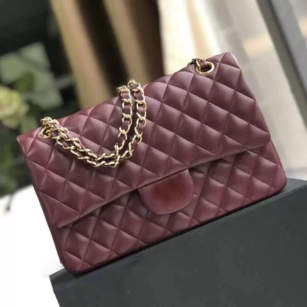 women luxury designer bags burgundy sheepskin classic handbags crossbody bags flap gold-tone metal chains timeless diamond quilting shoulder
women luxury designer bags burgundy sheepskin classic handbags crossbody bags flap gold-tone metal chains timeless diamond quilting shoulder