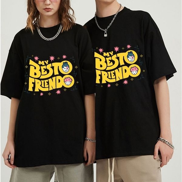 men tshirt jujutsu kaisen my o friendo todo novelty 100% cotton tee shirt anime t shirts o neck clothing plus size 220526, White;black
men tshirt jujutsu kaisen my o friendo todo novelty 100% cotton tee shirt anime t shirts o neck clothing plus size 220526, White;black