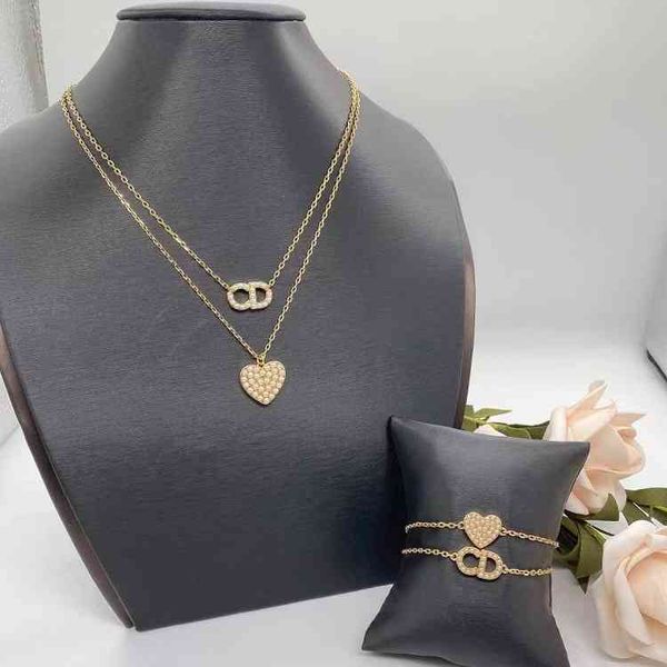 design jewel chain bracelets diamond inlaid love double layer necklace simple old light luxury women's bracelet jewelry, Black
design jewel chain bracelets diamond inlaid love double layer necklace simple old light luxury women's bracelet jewelry, Black