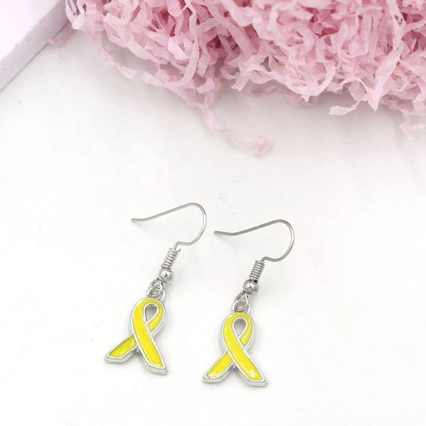 new arrival wholesale endometriosis dangle earring endometrios awareness cancer yellow ribbon earrings for women jewelry gifts bijoux, Silver
new arrival wholesale endometriosis dangle earring endometrios awareness cancer yellow ribbon earrings for women jewelry gifts bijoux, Silver