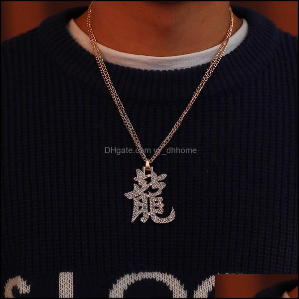 pendant necklaces pendants jewelry vintage necklace chinese dragon womens crystal rhinestone zircon mens long double layer sweater chains, Silver
pendant necklaces pendants jewelry vintage necklace chinese dragon womens crystal rhinestone zircon mens long double layer sweater chains, Silver