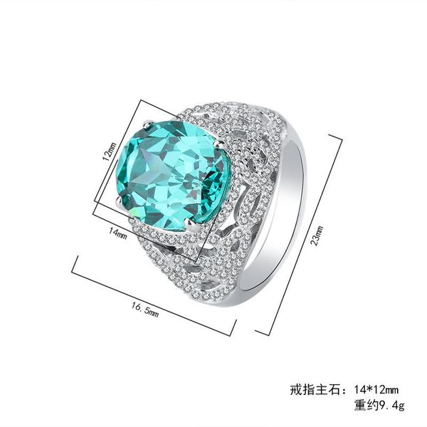 cluster rings luomansi 12*14mm tourmaline paraiba vintage silver ring woman 100% sterling jewelry wedding party gift, Golden;silver
cluster rings luomansi 12*14mm tourmaline paraiba vintage silver ring woman 100% sterling jewelry wedding party gift, Golden;silver