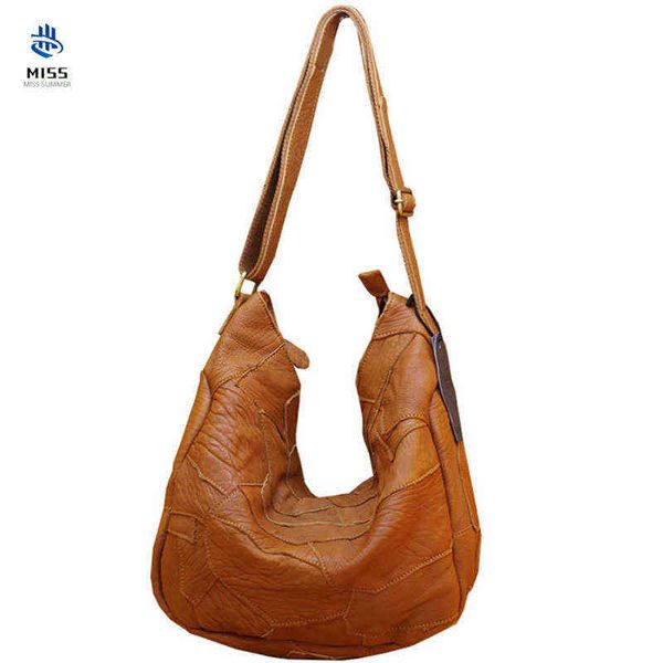 women's bags irregular patchwork design women handbags soft genuine leather bags national wind sheepskin bag for ladies 220506
women's bags irregular patchwork design women handbags soft genuine leather bags national wind sheepskin bag for ladies 220506